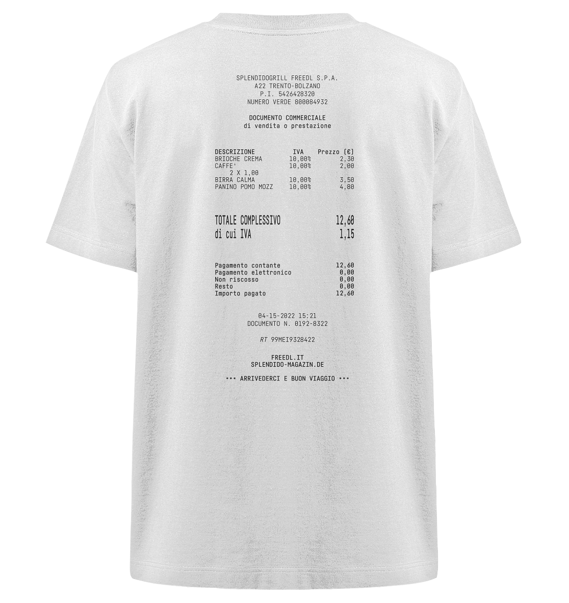 Bar Ristorante Grill Shirt
